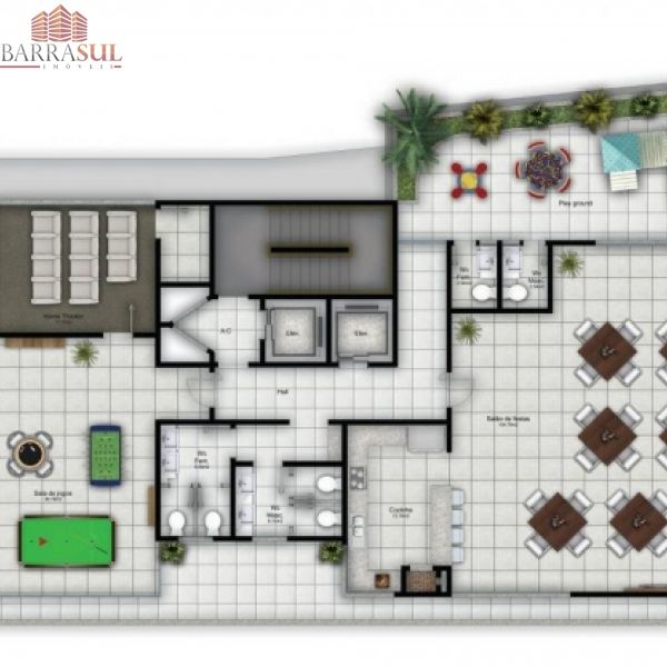 APTO NO CENTRO DE BC C/ 3 SU�TE (SENDO UMA MASTER)